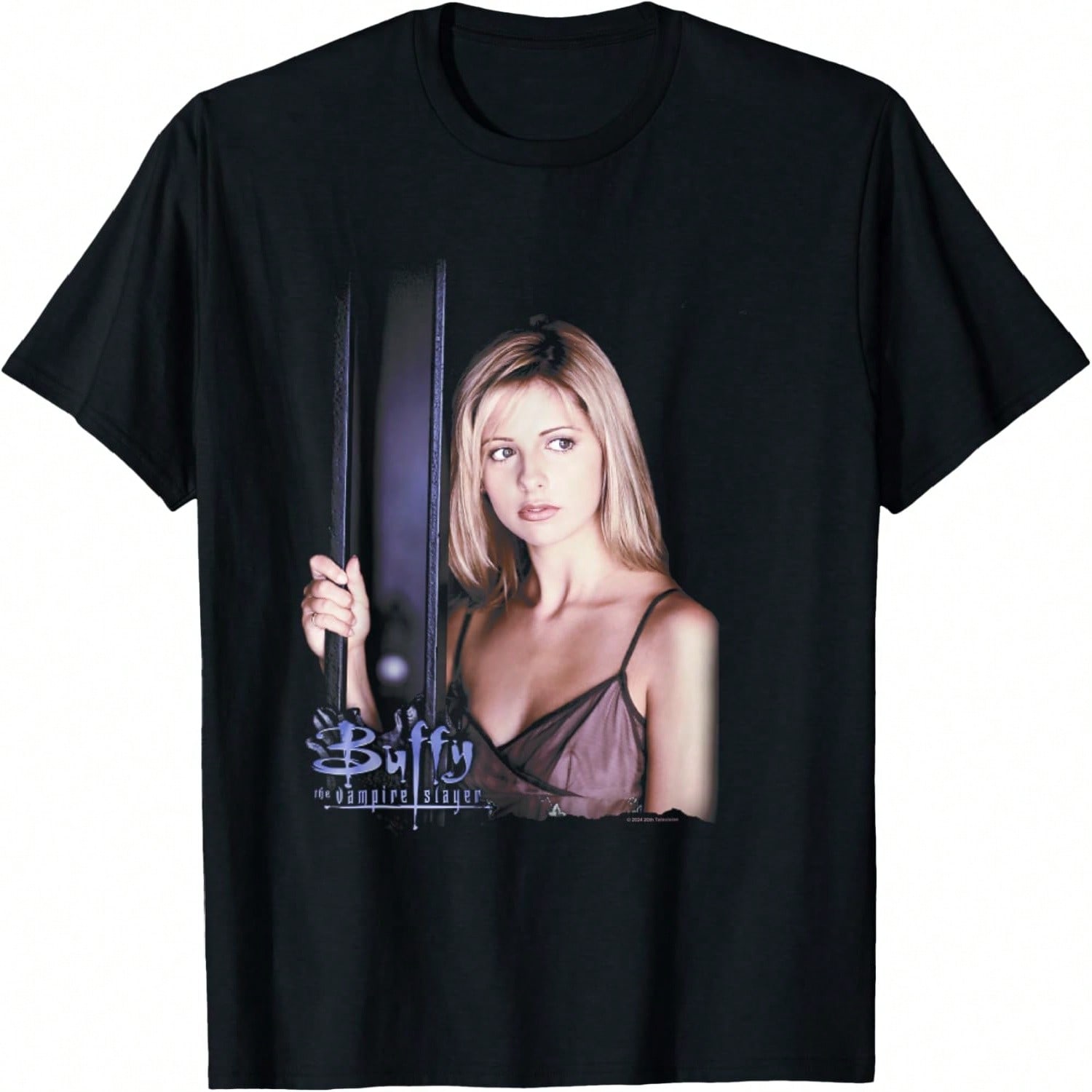 Buffy The Vampire Slayer Buffy & Angel Faces Vintage Shot T-Shirt S разноцветный