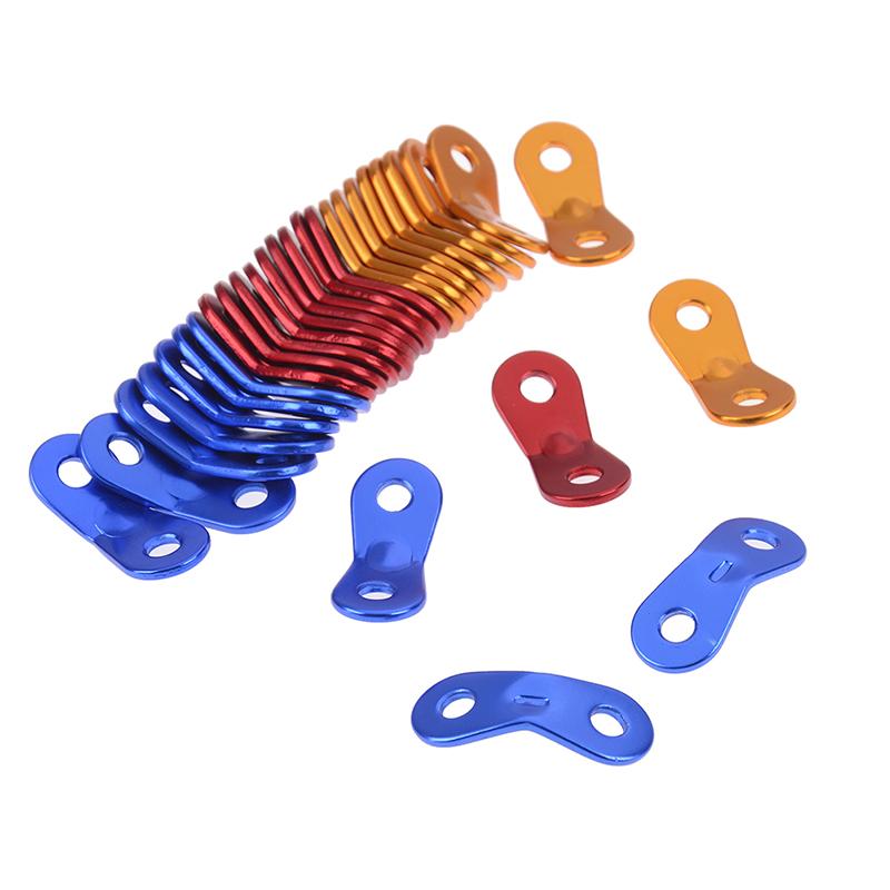 10Pcs Outdoor Camping Cord Runners Rope Tensioners Tent Guy Line Rope Tensioners