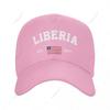 Baseball Cap Liberia EST Independence Day Wild Sun Shade Peaked Adjustable Outdoor Caps
