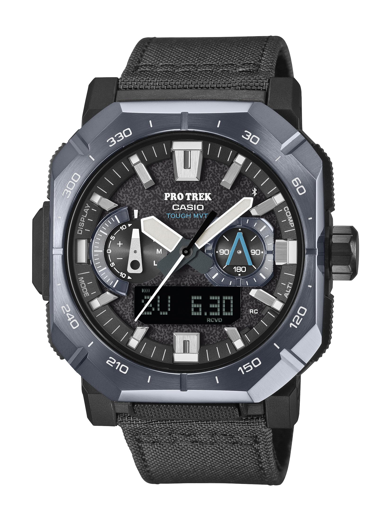

Pro Trek Watch with Solar Environmentally Friendly Sapphire Blue [Casio] Climber Line Bluetooth, Radio-Controlled Power, Materials, Glass, синій