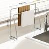Portasciugamani da Cucina in Acciaio Inossidabile Portapiatti da Banco Portarotolo per Strofinacci Rack per Strofinacci per Organizzazione Lavaggio Piatti Stoccaggio Asciugatura Piatti
