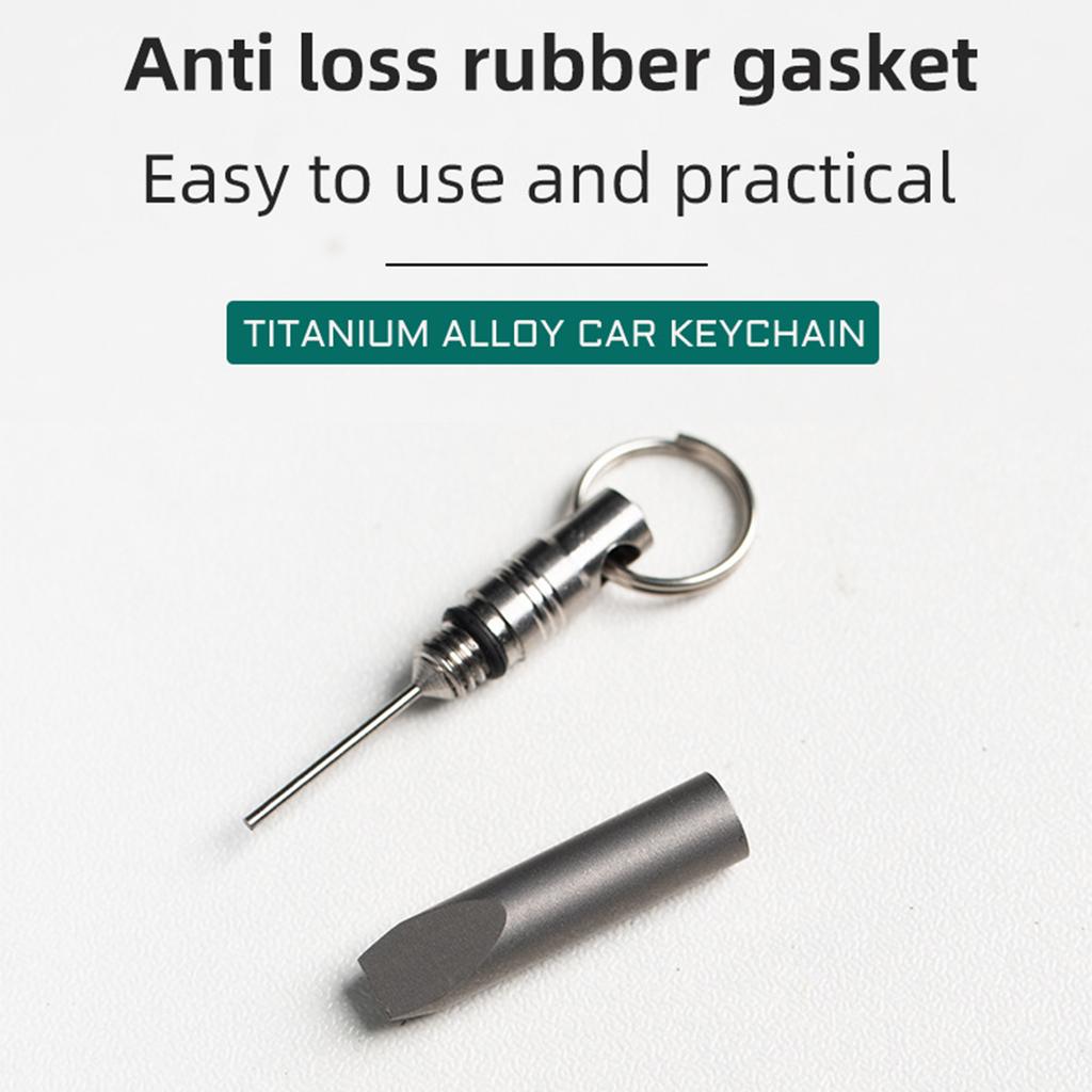 Wielofunkcyjny Wyciągacz do Kart Mała Igła do Wyjmowania Kart ze Stopu Tytanu Wisiorek Brelok Igła do Kart Telefonicznych Narzędzie Outdoorowe