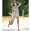 Straw Shoulder Bag Women's Summer Beach Bag Raffia Bag Lightweight Crossbody Bag