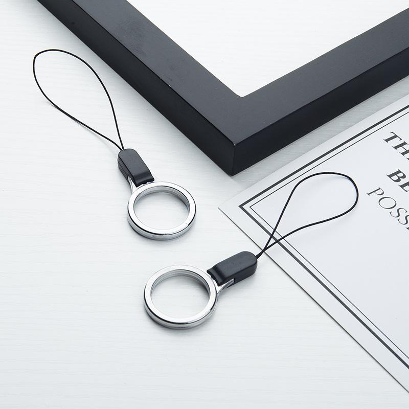 

Универсальный шнурок-кольцо для телефона против потери - Короткий брелок и подвесной ремешок на руку Black - 1 piece