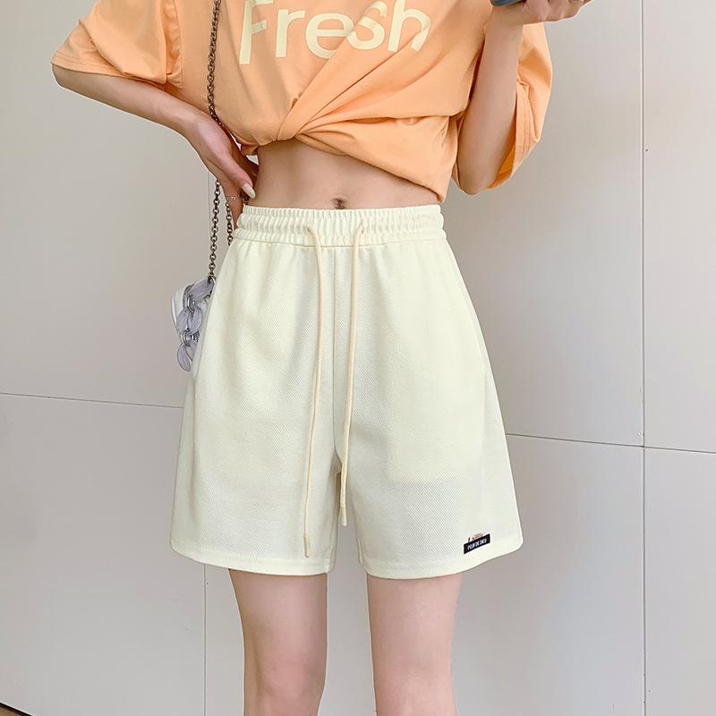 

Спортивные шорты для женщин на лето Тонкие Свободные С высокой талией Повседневные брюки для женщин больших размеров Брюки широкие миди Брюки до колена XL