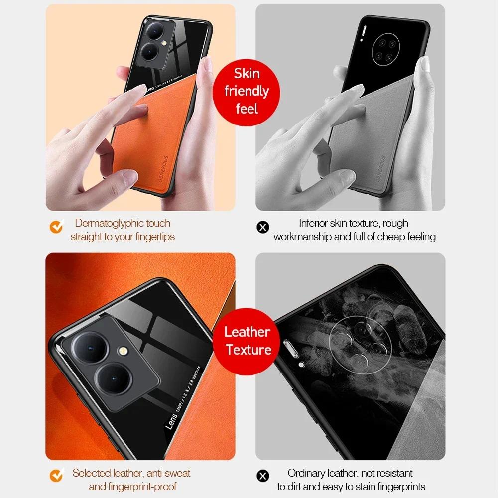 Luxury Leather Magnetic Protective Case for Redmi A3 13C 12 5G 12C 10C A1 Plus K70E K60 Ultra Pro Car Protect Shockproof Protection Cover