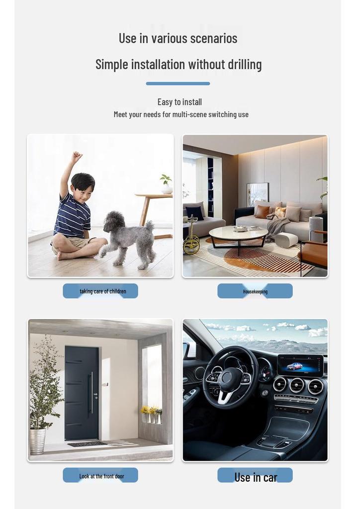 X5 HD Wireless Night Vision Security Camera for Home Use