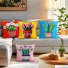 Cactus Cushion Pillowcase Printed Polyester 40/45/50Cm Throw Pillowcover Decorative Sofa Cushion Pillowslip Home Decor