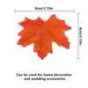 100Pcs DIY Silk Maple Leaf Party Scene Autumn Leaves Decoration Simulation Plant Leaves  Home Decor