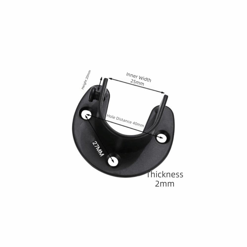

High Quality Stainless Steel Flange Seat Fixed Tube Hook Wardrobe Hanger Rod Rod Support Fixing Hardware Hardware Accessories