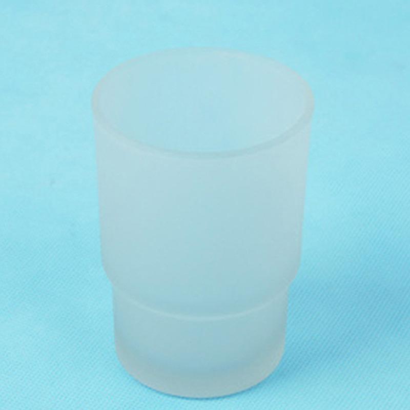 Toothbrush Cup Transparent and Matte Glass Tumbler Cup Bathroom Accessories YT-97
