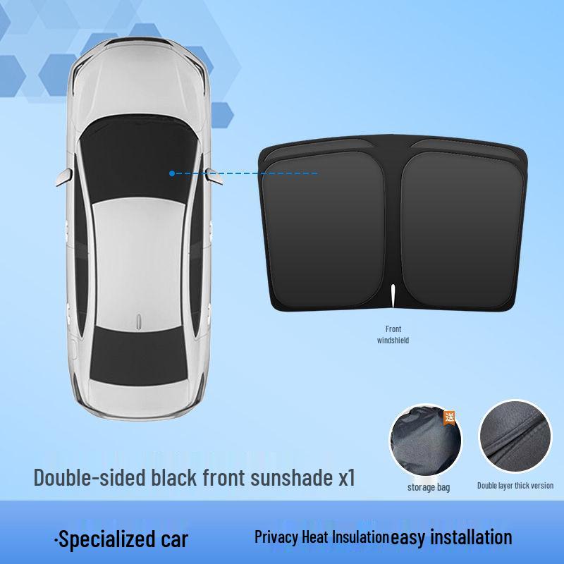 Tesla Model/Y Six-Seater Front Windshield Sunshade & Privacy Blackout