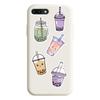 Waterproof 50pcs Pearl Milk Tea Stickers Cute Girl Heart Decals Scrapbook