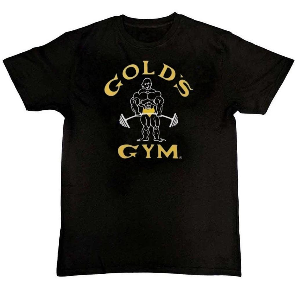 Vintage Gold Gym Gold Classic Graphic PrintMens T-Shirt