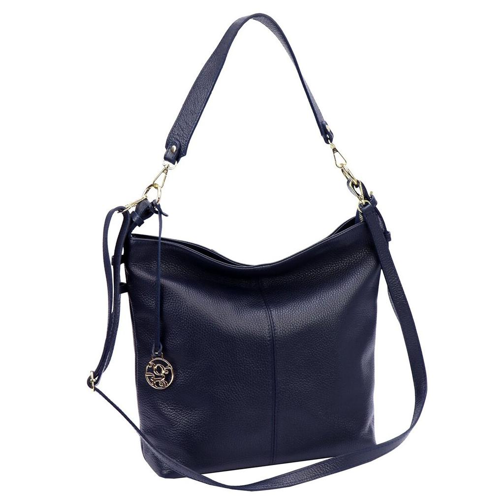 Damen Ledertasche Umhängetasche Groß Gregorio