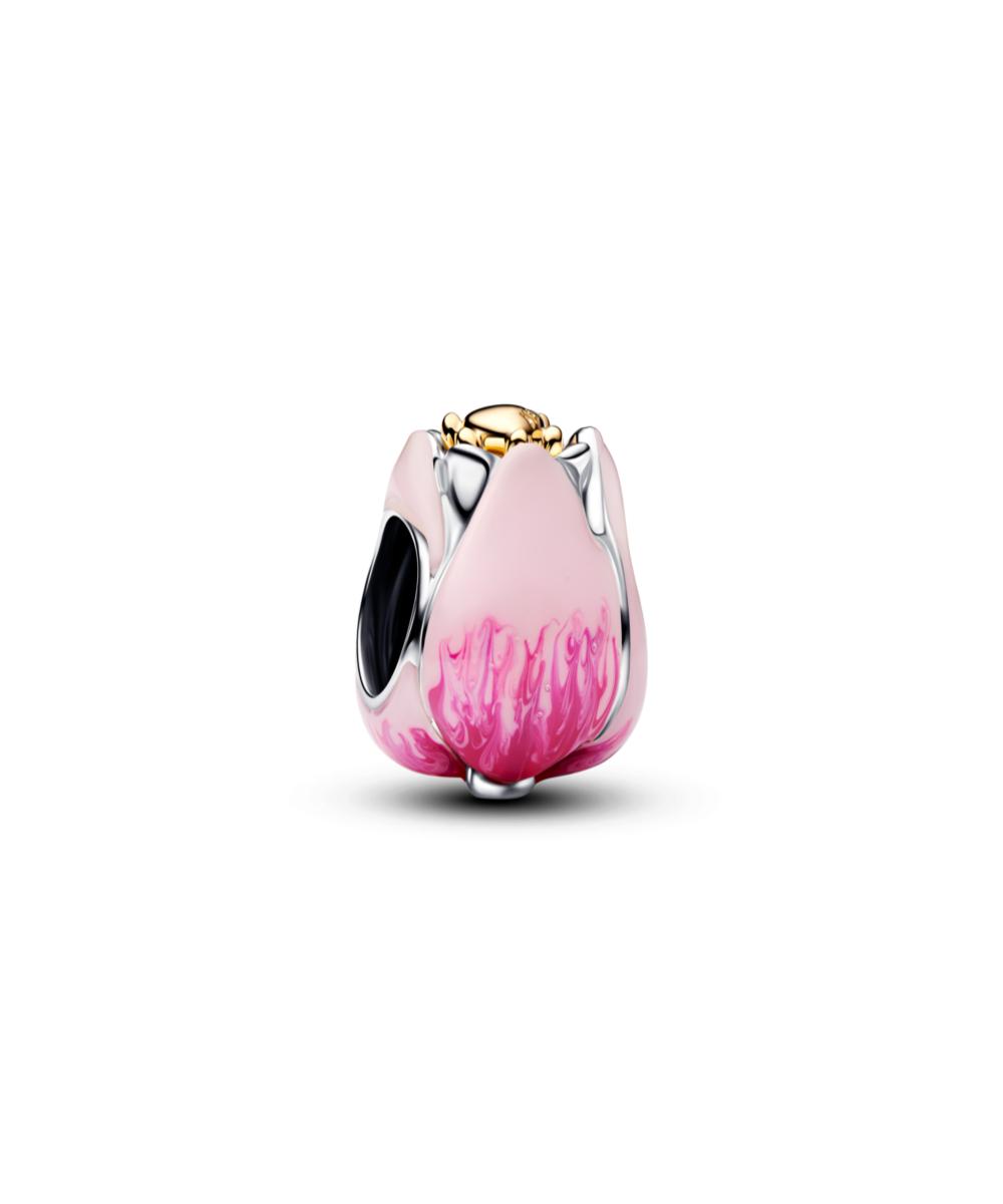 Pandora Pink Tulip Charm _764352C01 764352C01