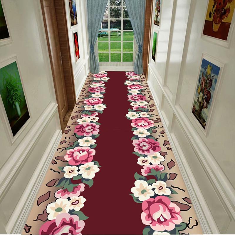 3D Scenic Long Corridor Carpets Living Room Decor Non-slip Easy Cleaning Hallway Floor Mat Lobby Carpet Stair Area Rug