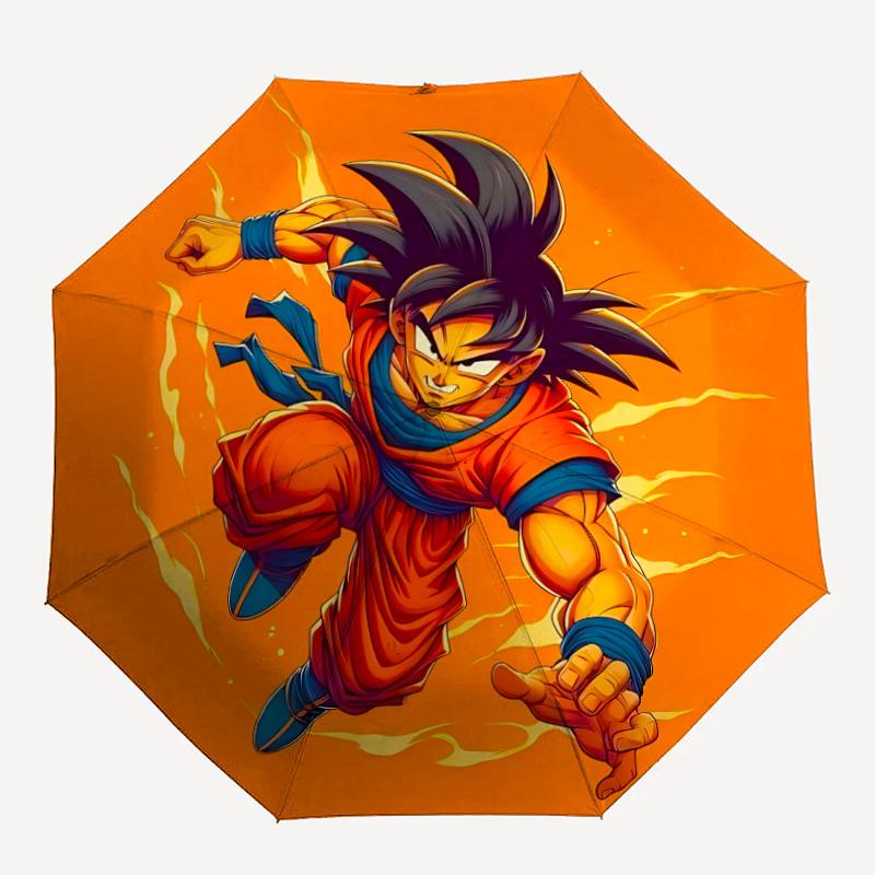 

1pc Goku, Dragon Ball Automatic Umbrella 8-Bone Design Compact Gear for Outdoor Travel, Perfect Helloween Chrismas Gift for Friends or Family yy250903
