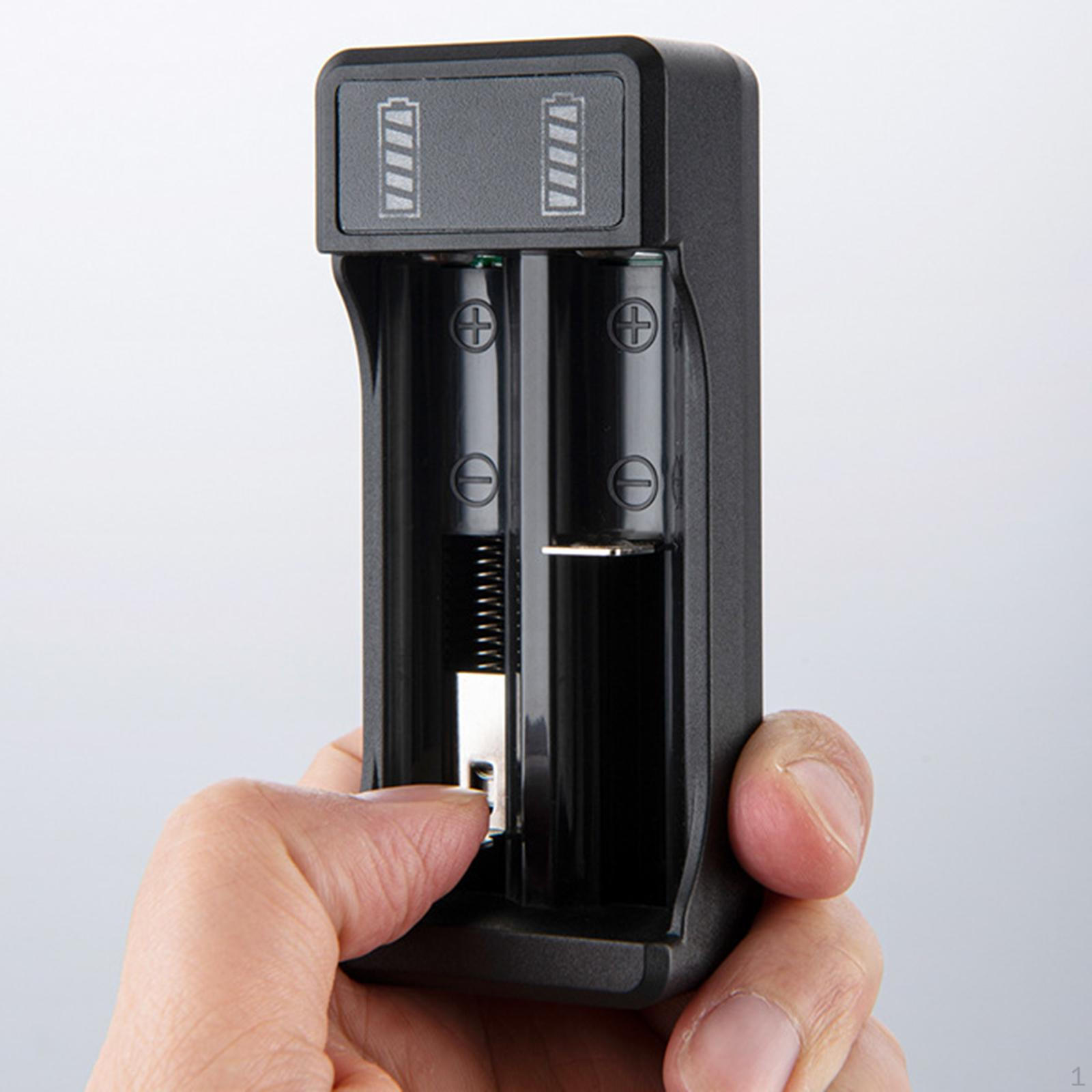 Умное интеллектуальное USB-зарядное устройство для аккумуляторов 18650 14500 10440 2 Slot