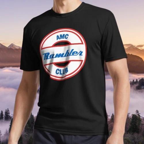 AMC Rambler Club Active T-Shirt Logo TEE T-Shirt Funny American Size S to 5XL L