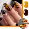1PCS 15ml Brown Yellow Nail Polish Gel Suitable For Nail Salons And DIY Nail Art