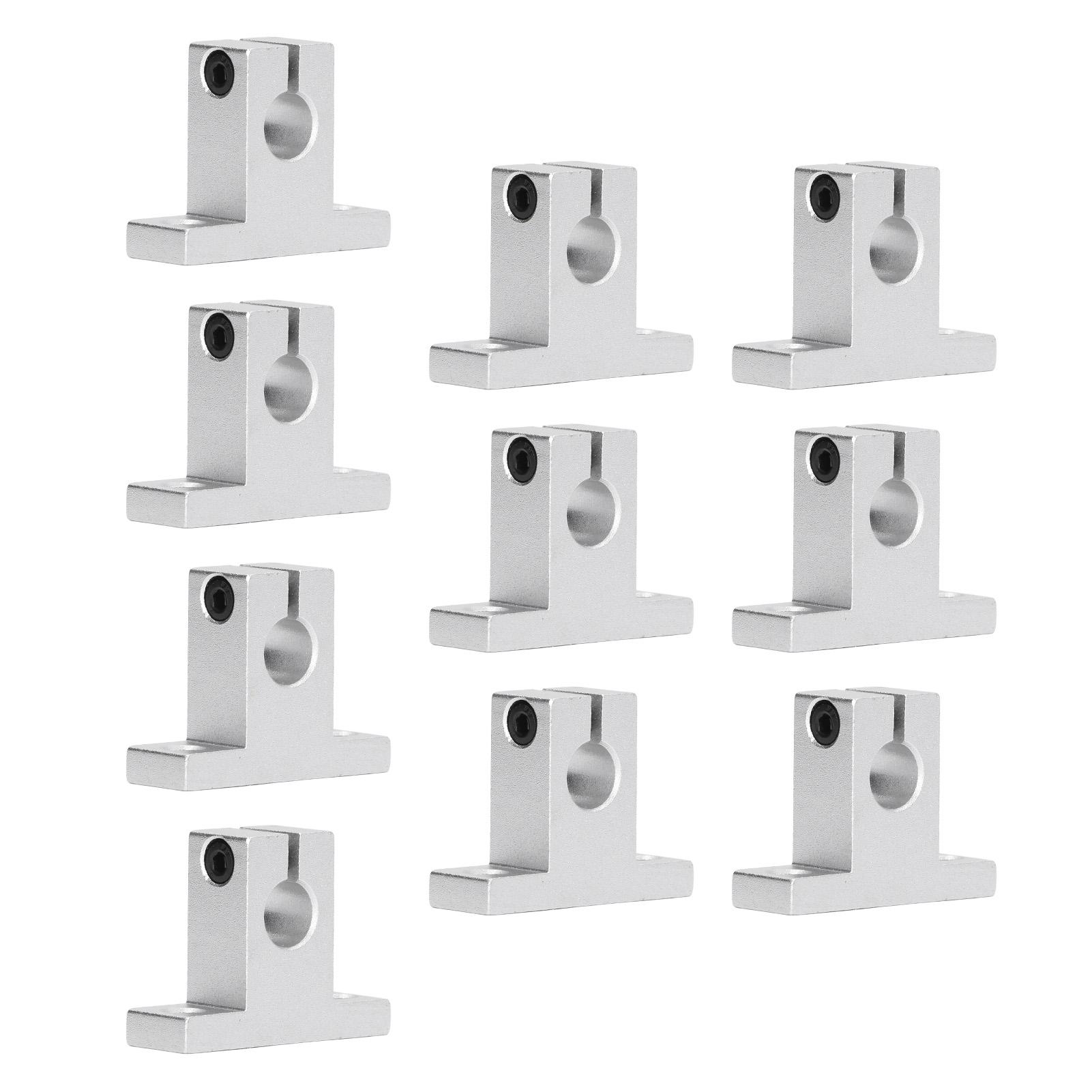 

10 шт. Направляющая линейного движения Поддержка Алюминиевый сплав Высокая грузоподъемность Плавное линейное движение Кронштейн для стержня