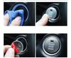 Car Interior Ignition Key Ring Cover Sticker For Mazda CX5 CX3 Axela Atenza Engine Start Stop Switch Button Trim Accessories