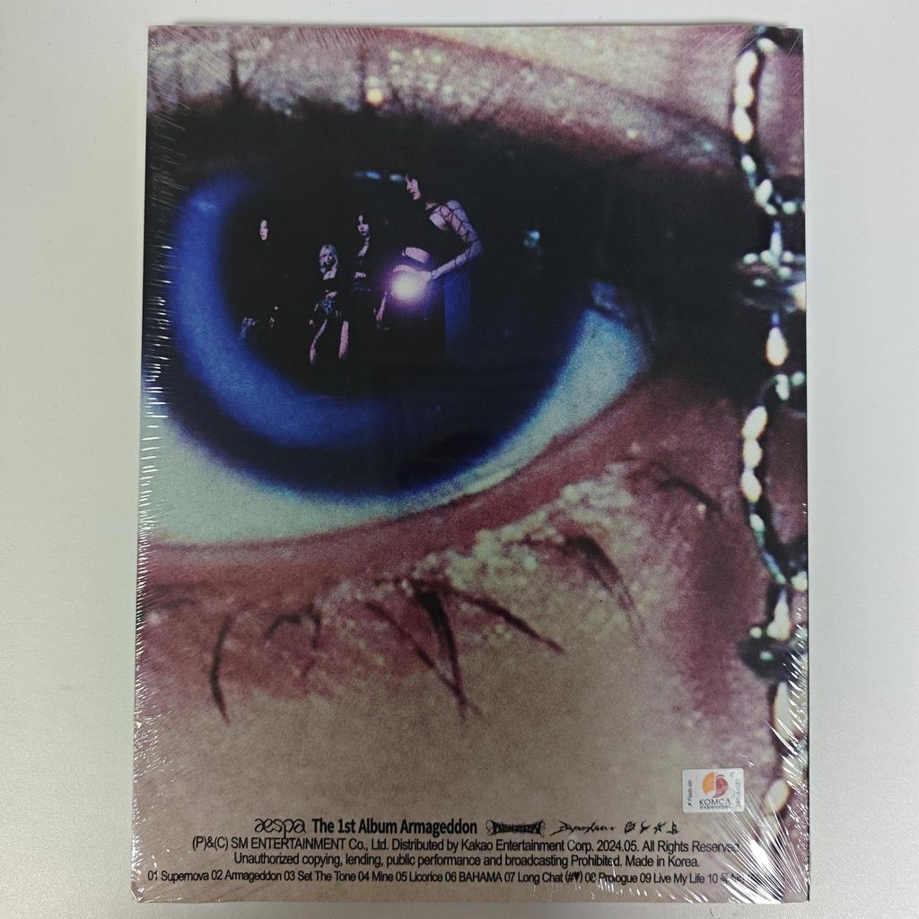 aespa [ARMAGEDDON] 1st Album AUTHENTIC Version,with AsiaPopGang Gift Card