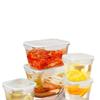 Sheng Bangrong Szklany hermetyczny pojemnik na żywność do mikrofalówki do przechowywania i utrzymywania świeżości, lunchbox na Kimchi i warzywa marynowane