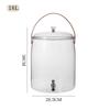 Large Capacity Beverage Dispenser with Faucet for Tea, Juice, or Soda - New Spring Product.