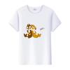 Casual Cartoon Chip 'n' Dale Graphic t-shirt Summer Blouses White Tees Clothes Y2K Tshirt Oversized Tops Unisex