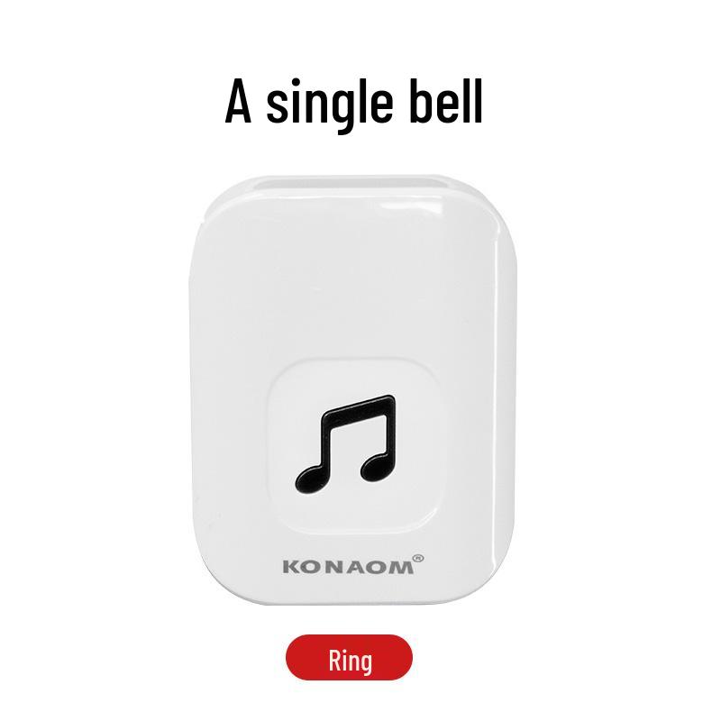 Ultra-Long Range Wireless Doorbell with Remote Control and Plug-Free Operation, Ideal for Home and Elderly Assistance.