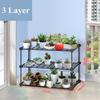 3/4/5vrstvý kovaný železný vícevrstvý stojan na rostliny Sukulentní police Stojan Balkon Jednoduchá zahradní police na květináče