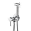 Modernes Multifunktions-Abschaltbares Rundes Messing Umweltfreundliches Toiletten-Bidet-Sprühgerät mit Umschalter Shattaf Set