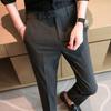 Hengyuanxiang Men's Slim Fit Business Casual Suit Pants
