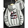 Children's Hooded Sweater Japanese Sports Car Landscape Printing Comfortable and Soft Casual Spring and Autumn Models
