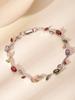 YYN 18K Gold Plated Tulip Flower Bracelet Set Women's Elegant Zircon Blossom Jewelry  ODM Custom Fast Shipping