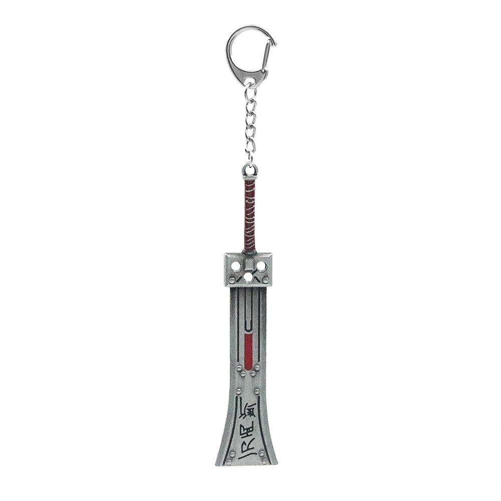 Game Final Fantasy 7 VII Remake Sword Keychain Zack Fair Weapon Cloud Strife Buster Sword Pendant Keyring Unisex Cosplay Prop