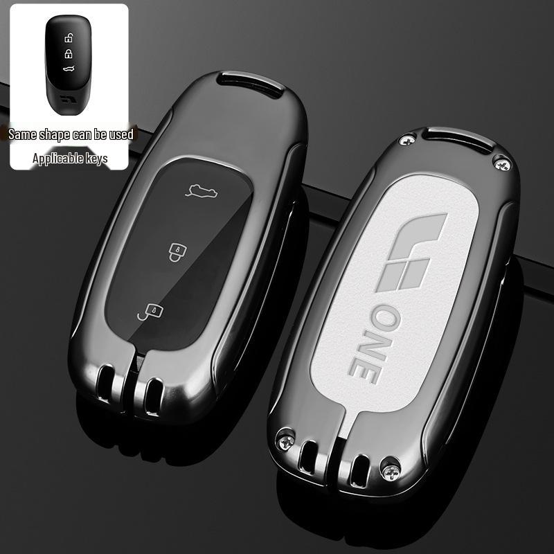 Compatible Ideal L7 Key Cover for 2023 Ideal One L8 Car, Protective Shell with Key Buckle for Men and Women