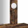 Makeup Table with Storage Brown 50 x 41 x 140 cm Engineered Wood