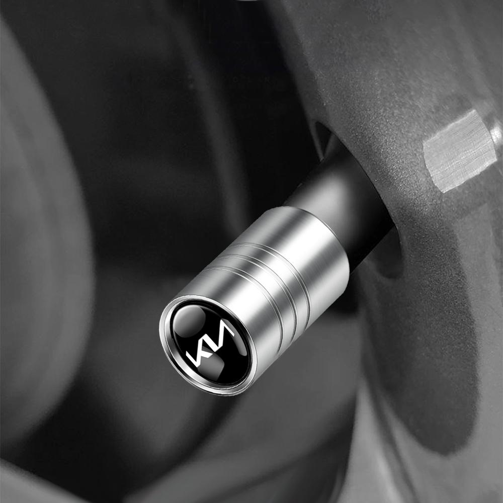4PCS Metal Car Wheel Tire Valve Stem Covers Dustproof Cap For Kia Morning Picanto Rio Stonic Sportage Ceed Optima Forte Soren
