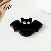 Black Cat Spider Witch Hat Accessories Halloween Cartoon Hair Clips for Women Girls Acrylic Glitter Pumpkin/Ghost/Bat/Cat Small Holiday Gifts