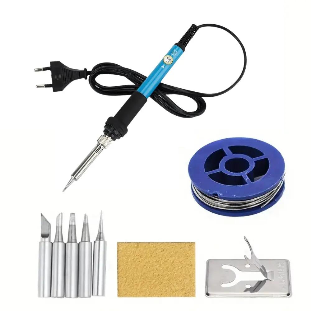 Multi-kit Adjustable Temperature Electric Soldering Iron 220V 60W Multifunction Welding Solder Rework Station Heat Repair Tools