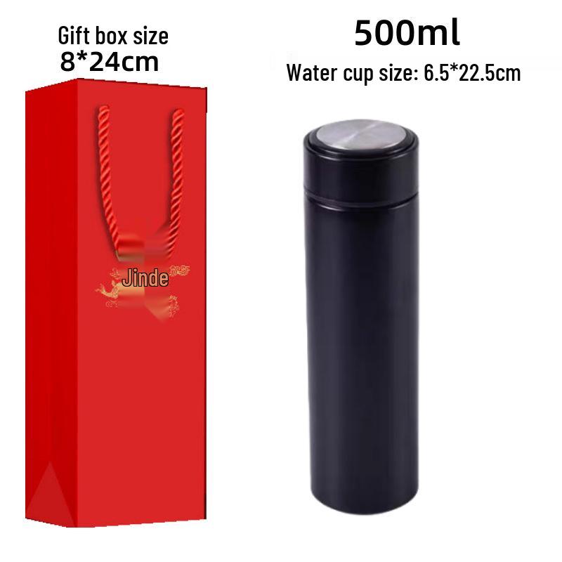 Custom Stainless Steel Thermos with Smart Temperature Display – Insulated Gift Cup 304