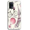 Coque Pour Téléphone - MANIACASE - Oppo A94 - Silicone TPU - Motif Paris Tour Eiffel Vélo - Noir