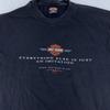 Vintage Harley-Davidson T-shirt Herr XL Svart New York City Motorcykel Biker 90-tal