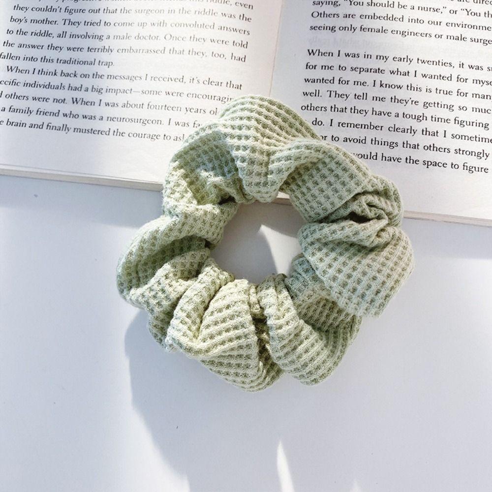 Cotton Floral Scrunchies Rubber Hair Accessories Fashion Elastic Hair Rubber Band