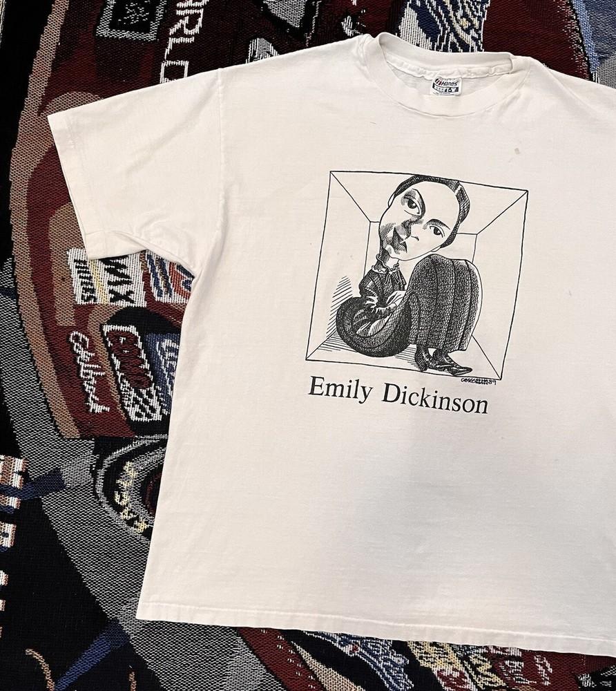 Vintage Emily Dickinson Cartoon Shirt Unisex Concert S to 5XL Unisex T-Shirt M