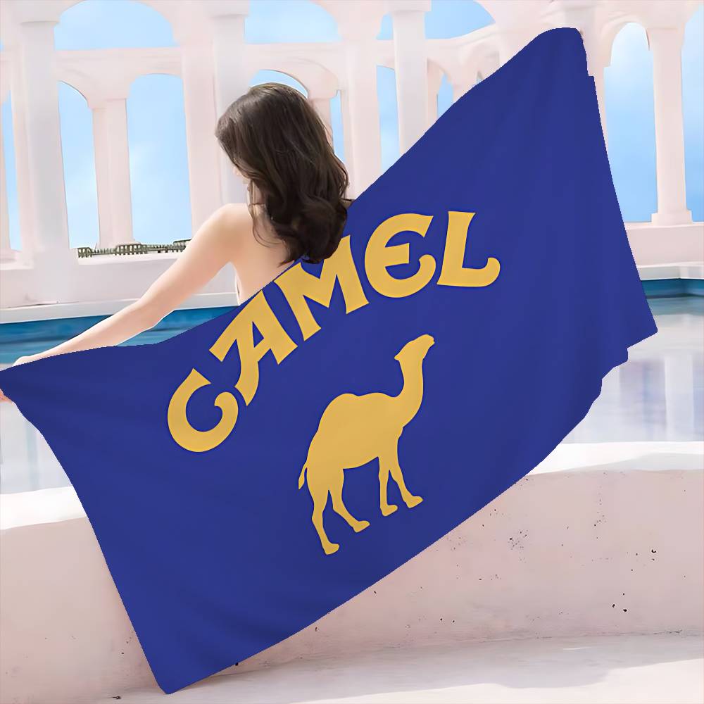 Fashion Brand C-Camel Logo Big Microfiber Beach Towels Quick Dry Towel Sand Beach Towels Pool Towel for Travel Swim Pool Yoga