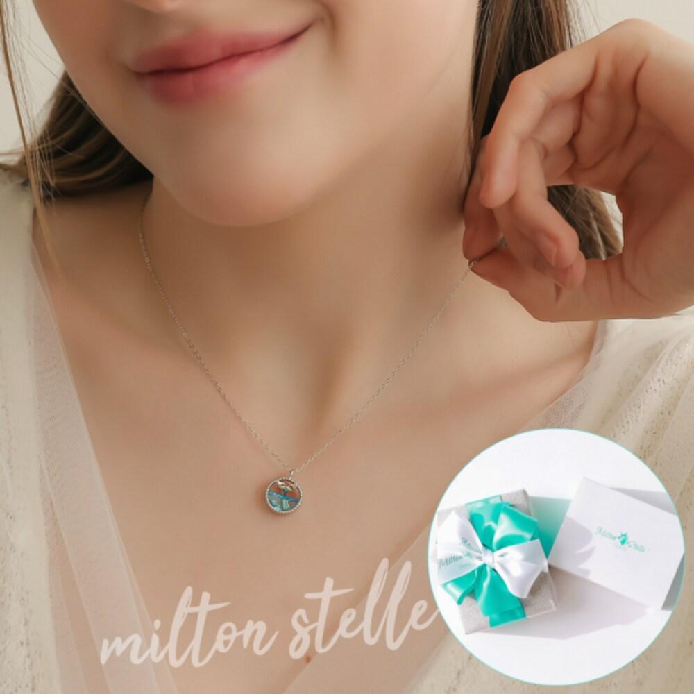 [92.5 Silver] Marvel Meriel 92.5 Silver Necklace++